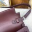 Hermes Kelly Elan Handmade Bag In Rouge Sellier Chevre Mysore Leather