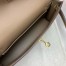 Hermes Kelly Elan Handmade Bag In Taupe Epsom Leather 