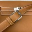 Hermes Kelly Messenger Bag in Gold Clemence Leather 
