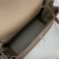 Hermes Kelly Messenger Bag in Taupe Clemence Leather 