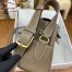 Hermes Kelly Messenger Bag in Taupe Clemence Leather 