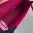 Hermes Kelly Pochette Handmade Bag In Rose Mexico Chevre Mysore Leather