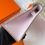 Hermes Kelly Pochette Handmade Bag In Mauve Pale Swift Calfskin 