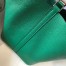 Hermes Picotin Lock 18 Bag In Malachite Clemence Leather