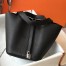 Hermes Picotin Lock 18 Bag In Black Clemence Leather