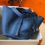 Hermes Picotin Lock 22 Bag In Blue Agate Clemence Leather