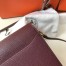 Hermes Sac Roulis Mini Bag In Burgundy Evercolor Calfskin