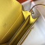 Hermes Sac Roulis Mini Bag In Yellow Evercolor Calfskin