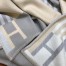 Hermes Ithaque Blanket in Grey Wool and Cashmere