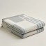 Hermes Ithaque Blanket in Grey Wool and Cashmere