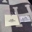 Hermes Avalon Blanket In Grey Wool and Cashmere