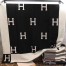 Hermes Avalon Blanket In Black Wool and Cashmere