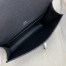Hermes Sac a Depeches 21 Bag in Black Clemence Leather