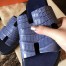 Hermes Izmir Sandals In Blue Matte Niloticus Crocodile