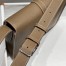 Hermes Steve Light Junior Messenger Bag in Taupe Clemence Leather