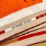 Hermes Orange Voitures en Equilibre Shawl 140 