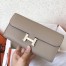 Hermes Grey Epsom Constance Long Wallet