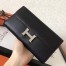 Hermes Black Swift Constance Long Wallet