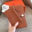 Hermes Dogon Combine Wallet In Brown Leather