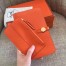 Hermes Orange Dogon Duo Combined Wallet