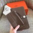 Hermes Taupe Grey Dogon Duo Combined Wallet