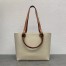 Loewe Anagram Small Tote In Jacquard and Calfskin