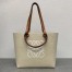 Loewe Anagram Medium Tote Bag In Jacquard and Calfskin 