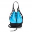 Loewe Medium Balloon Bucket Bag In Blue/Black Calfskin