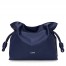 Loewe Flamenco Clutch Bag in Abyss Blue Nappa Calfskin