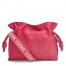 Loewe Flamenco Clutch Bag In Ruby Red Leather