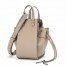 Loewe Mini Hammock Drawstring Bag In Sand Calfskin