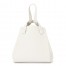 Loewe Hammock Nugget Bag In White Calfskin