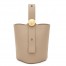 Loewe Mini Pebble Bucket Bag in Sand Grained Leather