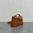 Loro Piana Extra Pocket Pouch L19 in Brown Grained Leather