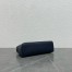 Loro Piana Extra Pocket Pouch L19 in Dark Blue Grained Leather