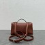 Loro Piana Extra Pocket Pouch L19 in Tobacco Grained Leather
