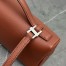 Loro Piana Extra Pocket Pouch L19 in Tobacco Grained Leather