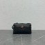 Loro Piana Extra Pocket Pouch L19 in Navy Blue Grained Leather