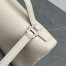 Loro Piana Extra Pocket Pouch L19 in White Grained Leather