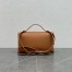 Loro Piana Extra Pocket Pouch L27 in Brown Grained Leather