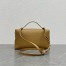 Loro Piana Extra Pocket Pouch L27 in Chai Grained Leather