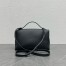 Loro Piana Extra Pocket Pouch L27 in Navy Blue Grained Leather