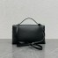 Loro Piana Extra Pocket Pouch L27 in Black Grained Leather