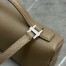 Loro Piana Extra Pocket Pouch L27 in Taupe Grained Leather