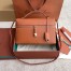 Loro Piana Extra Bag L27 in Orange Smooth Calfskin