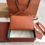 Loro Piana Extra Bag L27 in Orange Smooth Calfskin