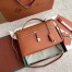 Loro Piana Extra Bag L27 in Orange Smooth Calfskin
