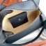 Loro Piana Extra Bag L27 in Navy Blue Textured Calfskin