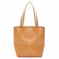 Loewe Medium Puzzle Fold Tote Bag in Tan Calfskin