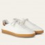Loro Piana Women's Tennis Walk Sneakers in White Calfskin